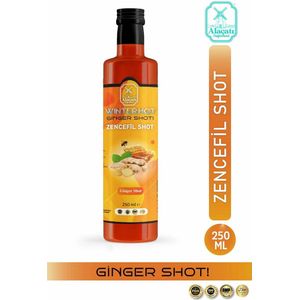 Alacati Winter Ginger Shot - Gember - Kurkuma - Kruidnagel - Honing - Muntextract - Hibiscus - Zwarte Vlierbes - Vitamine C - 1 fles van 250 ml momordica