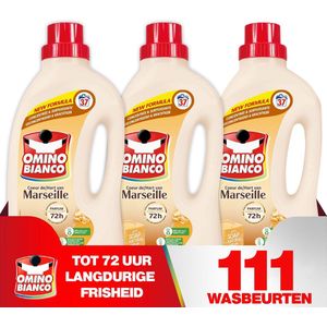 Omino Bianco - Marseille - Vloeibaar Wasmiddel - 3 x 1.48 L - Geconcentreerd
