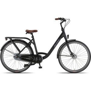 Altec Maxima - Moederfiets - Damesfiets - 28 inch - 55 cm - 7 versnellingen - Zwart