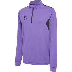 Hummel Kinder Trainingsjacke Hmlauthentic Half Zip Sweat Kids Dahlia Purple/Asphalt-128