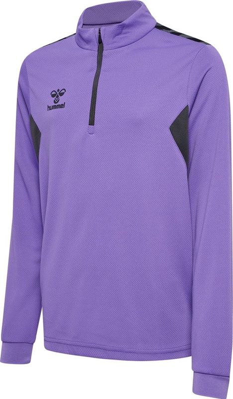 Hummel Kinder Trainingsjacke Hmlauthentic Half Zip Sweat Kids Dahlia Purple/Asphalt-128