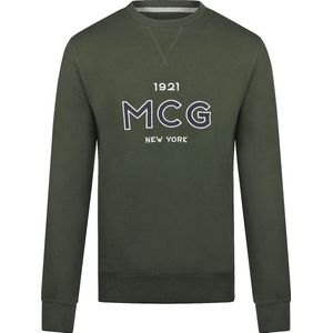 McGregor - Sweater Logo Donkergroen - Heren - Maat XL - Regular-fit