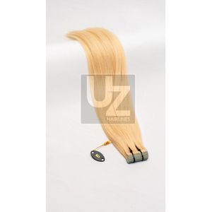 UZ Hairlines Tape Extensions 60cm – Kleur 60A Blond – 60g – 100% Remy Human Hair – Double Drawn – Premium Quality