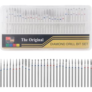 YUBBI Bitjes Nagelfrees Opzetstukken - 30 stuks - Nagelvijl Bitjes - Nagelfrees Diamond - Nagelbitjes - Bitjes voor Electrische Nagelvijl