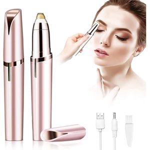 Gsedaox - Wenkbrauwtrimmer - Roségoud - Elektrisch - Voor Gezichtshaar Verwijderen