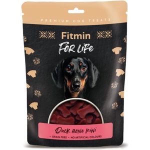 Fitmin For Life Eend mini-bottraktatie voor honden 5 x 70 g