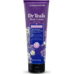 Dr Teal's Sleep Lotion by Dr Teal's 240 ml - Sleep Lotion with Melatonin & Essential Oils Promotes a better night's sleep (Shea butter, Cocoa Butter and Vitamin E
