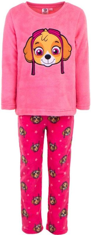 Kinderpyjama - PAW Patrol - Fleece - Roze - Maat 98/104