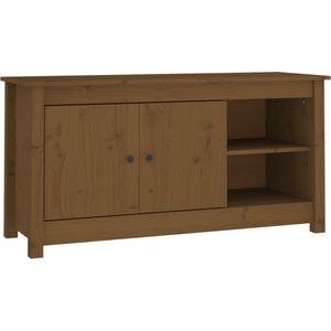 vidaXL-Tv-meubel-103x36,5x52-cm-massief-grenenhout-honingbruin