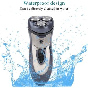 Waterdicht Elektrisch Scheerapparaat voor Heren USB-oplaadbaar - Drijvend Roterend Scheerapparaat - Verzorgingsset met Pop-up Baardtrimmer