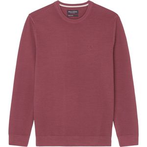 MARC O'POLO - Geribbelde Trui - Groen - Biologisch Katoen