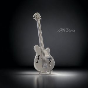 AliRose - 3D Bouwmodel - Metaal - DIY - Electric Bass Guitar - Bouwset - Modelbouw - Muziekinstrument