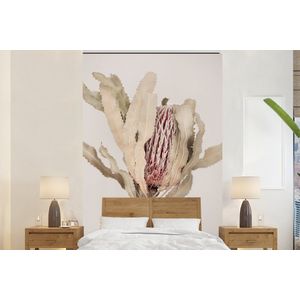 Plant - Natuur - Bruin - Grijs - Behangpapier
