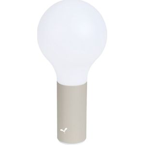 Fermob Aplô outdoor lamp - Ø11.5x24.5 cm - Gris argile - Mobiele lamp