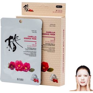 Mitomo Camellia Flower Tissue Masker - Gezichtsmasker - Sheet Masker - Gezichtsverzorging Dames - 1 x 25g