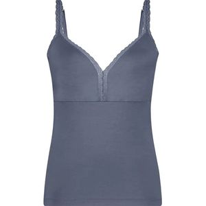 Ten Cate - Secrets Spaghetti Top V-Neck Indigo Blue - maat M - Blauw