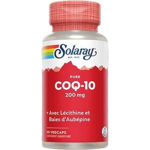 Solaray CoQ-10 200 mg 30 Plantaardige Capsules