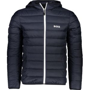 Boss Jas Blauw Normaal - Maat S - Mannen - Herfst/Winter Collectie - Polyamide