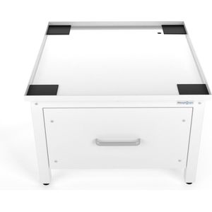 Wasophoogte - Wasmachine Verhoger met Lade - Wit - 42 cm Hoog - Universeel - Inclusief Lekbak