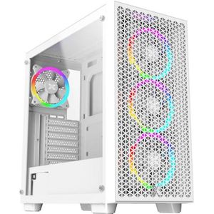 PC-behuizing - XIGMATEK - Gaming G Pro Arctic (wit) - Middelgrote toren - E-ATX-formaat - 4 x 120 mm LED A-RGB