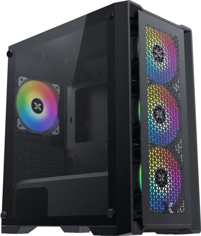 XIGMATEK - Lux M - PC Behuizing - Zwart - Minitower - Micro-ATX-formaat