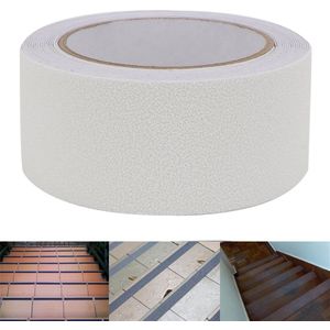 PEVA/PU Rubberen Antislip Tape Vloer Traptrede Antislip Schurende Veiligheidsstrip 5m (Wit)