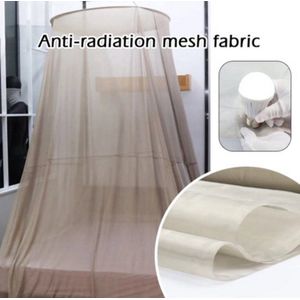 5 Meter Anti Straling Gordijn 100% Zilvervezel Mesh Stof Afscherming Anti Schadelijke Signaal Emf Reduceren Luifel Duurzaam Gebreide Stof Voor Veiligheid Gezonde Leef Omgeving