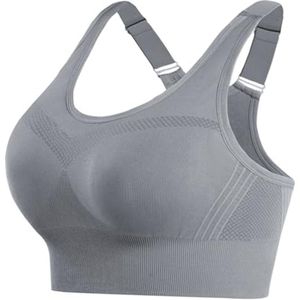 Litherday Sportbeha voor dames, hoog effect, zonder beugel, met uitneembare pads, sportbeha, push-up-beha, voor yoga, hardlopen, fitness en training, maten S-XXL