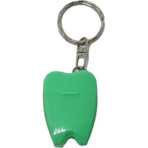 Tanden Floss Sleutelhanger – Flossen – Flossdraad – Groen - oDaani