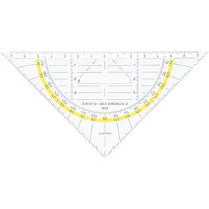 Aristo geodriehoek - 14 cm - met greep - AR-1553