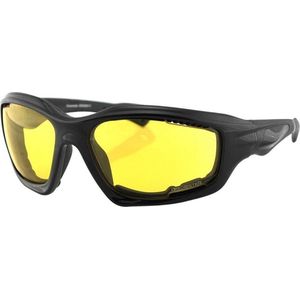 Bobster® Fietsbril Desperado - Fietsbrillen Heren - Sportbril - Fietsbril Dames - Zwart - Geel Glas