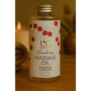 Massage olie Cranberry met natuurlijke ingrediënten - 270 ml