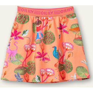 Swim sweat skirt 13 AOP Lily pond Pink: 92/2T