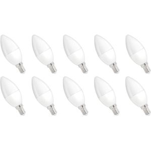 Spectrum - Dimbare LED Kaarslamp - Warm Wit - E14 - 5W - 230V - 470 Lumen - 10 stuks