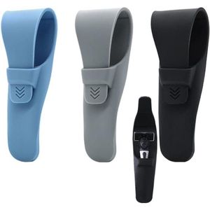 3-delige scheermesbox - beschermhoes voor scheermesjes, veilige reisscheermestas, geschikt voor reizen en zakenreizen 15X5cm (veelkleurig)