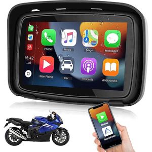 Shoppee Motornavigatie - 5 Inch - Waterdicht - Draadloos Carplay - Android Auto