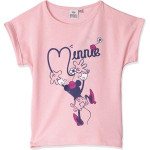 Disney Minnie Mouse T-shirt - Minnie  - roze - maat 110/116 (6 jaar)