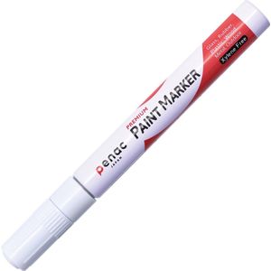 Penac Paint Marker - Verfstift - rond - 2-4mm - Wit