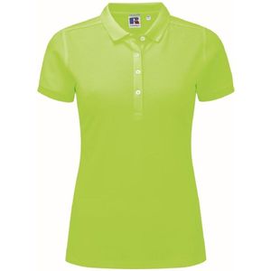 Russell Dames/dames Stretch Short Sleeve Polo Shirt (Kalk)