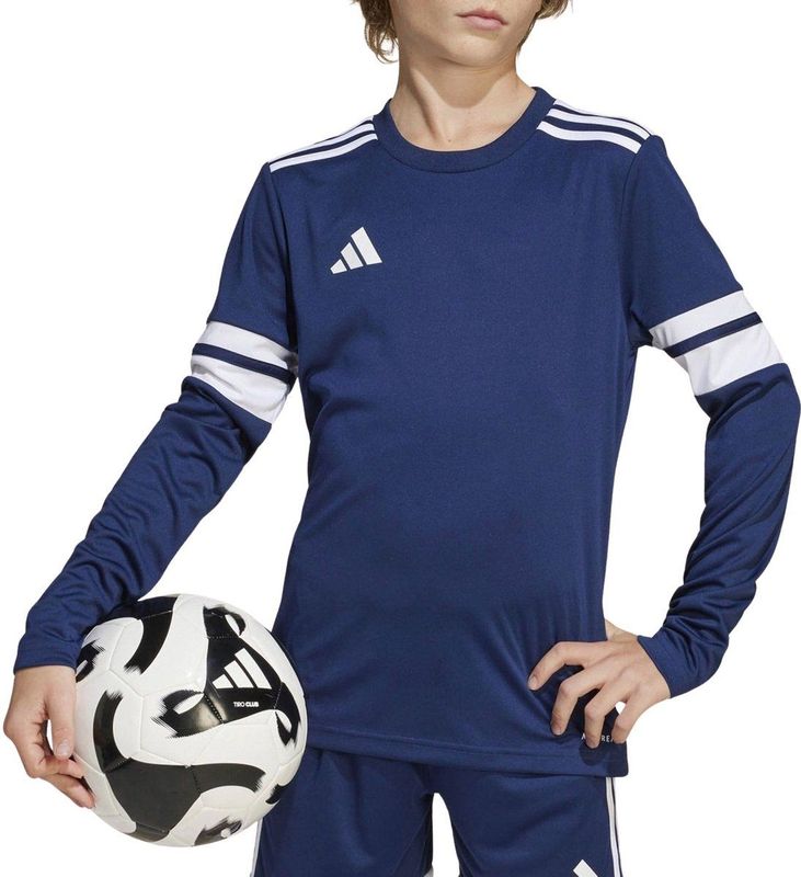 adidas - Junior Sportshirt - Blauw - 100% Gerecycled Polyester