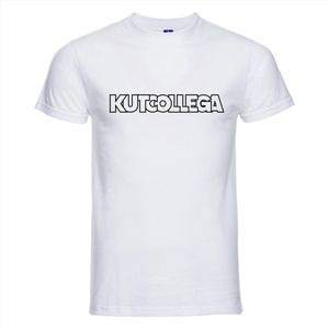 Kut collega T-shirt - 100% Katoen - Maat S - Classic Fit - Wit