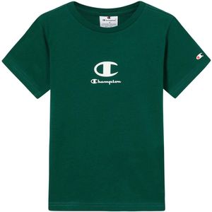 Kampioen - Crewneck T-Shirt - Groen - Sportwear - Kind