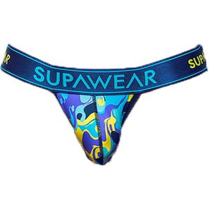Supawear Sprint Jockstrap Gooey Blue - MAAT M - Heren Ondergoed - Jockstrap voor Man - Mannen Jock