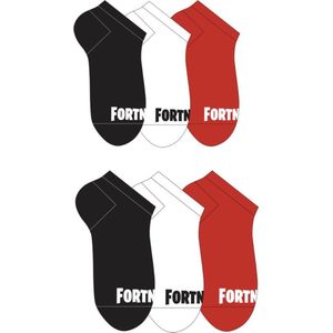 Fortnite 6 pack Jongens sokken  Maat 38-40
