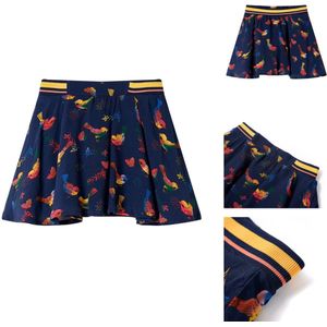 vidaXL Kinderrokje - Kinderrokjes - Kinderkleding - Kinderkled - Kinderrokje 128 marineblauw