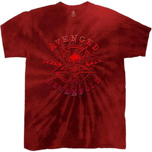 Avenged Sevenfold - Pent Up Heren T-shirt - M - Rood