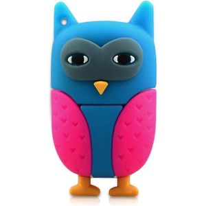 Ulticool USB-stick Uil - 8 GB - Wonen - Roze - Blauw