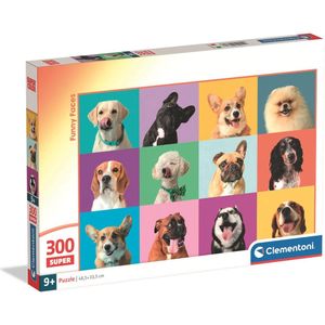 Clementoni - Puzzel - 300 Stukjes - Funny Faces - Puzzel Voor Kinderen - Vanaf 9 Jaar