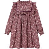 Vertbaudet Jurk van flanel met bloemenprint voor meisjes