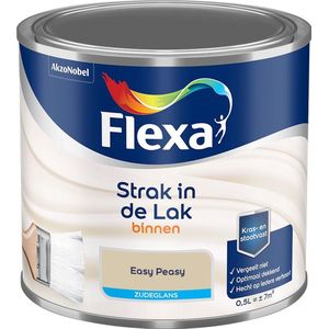 Flexa Strak in de lak - Binnenlak Zijdeglans - Easy Peasy - 500ml